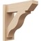 Ekena Millwork 5 1/2-in W x 16-in D x 16-in H Funston Slat Rough Cedar Woodgrain TimberThane Outlooker, Primed Tan OUTUR055X16X16FST24RCPR - alternate 1